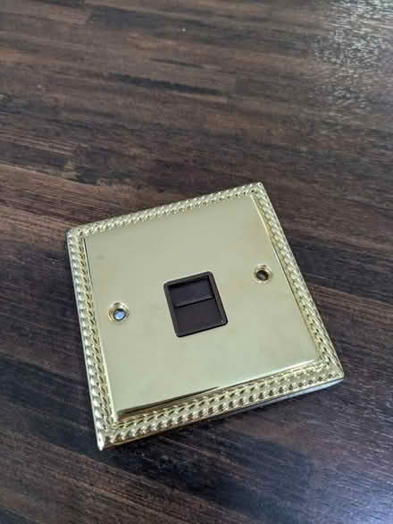 Photo of free Brass phone socket (Walton Cardiff GL20) #1