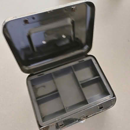 Photo of free Black metal cash tin - no key (Brookhouse LA2) #1