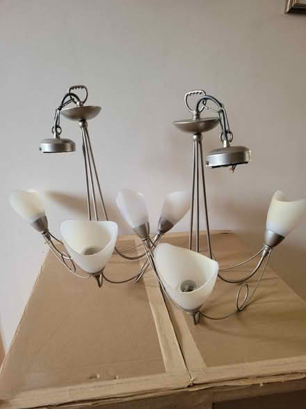 Photo of free Pair of chandeliers (GL51) #1