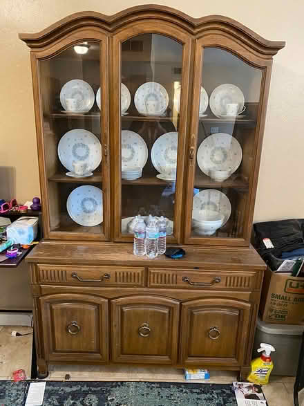 Photo of free Antique China Cabinet AND China (Pantano/Seneca) #1
