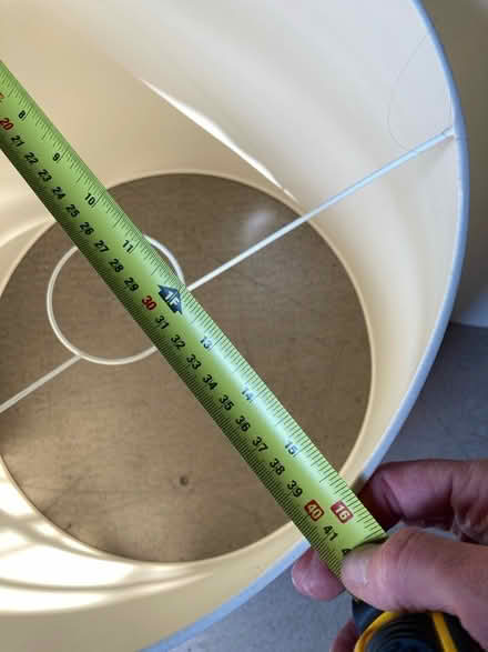 Photo of free 2x LARGE white Lampshades (NW10) #4