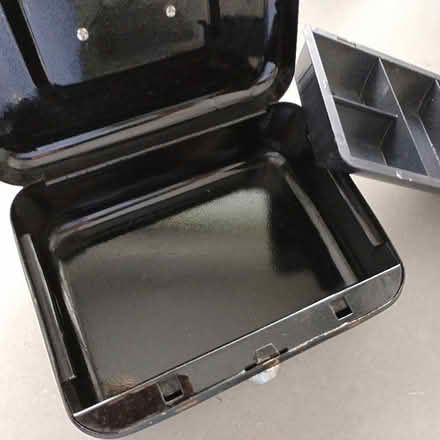 Photo of free Black metal cash tin - no key (Brookhouse LA2) #2