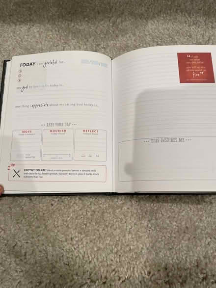 Photo of free GoalBetter notebook (Southeast DC (near JBAB)) #1