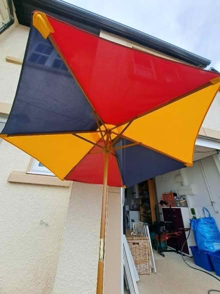 Photo of free Kids picnic table parasol (Oxenholme LA9) #2