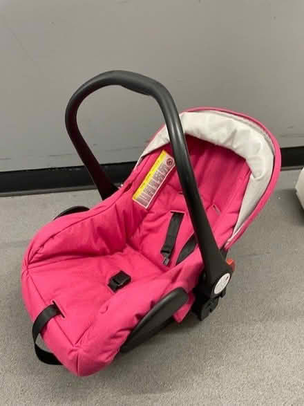 Photo of free Pink baby car seat. (Gosforth NE3) #3