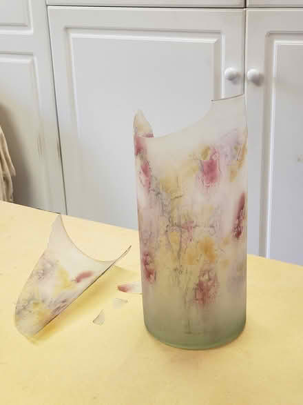 Photo of free Broken vase of Italian glass (La Canada) #1