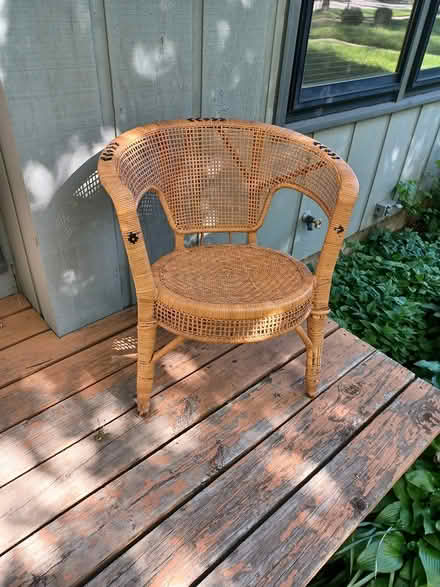 Photo of free Rattan chair (Golf & Waukegan) #1