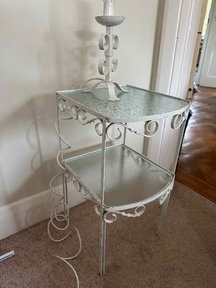 Photo of free Side table and matching lamp (Enfield EN2) #1