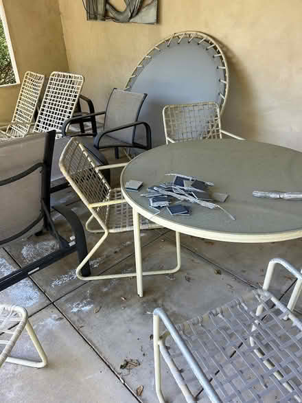 Photo of free Patio table chairs lounge chairs (Portola valley) #1