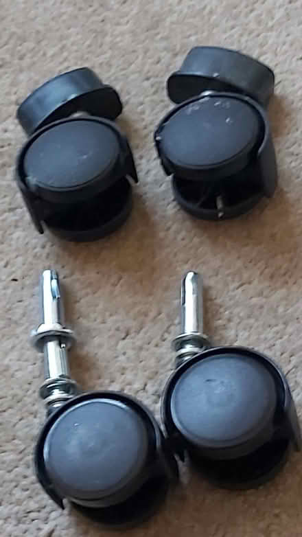 Photo of free CASTORS - two sets of two (Great Wakering SS3) #1