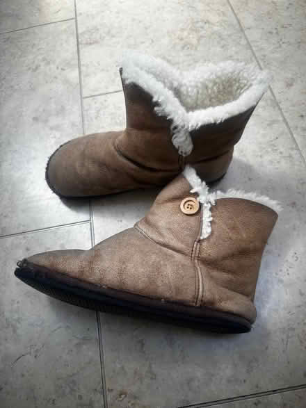 Photo of free Sheepskin woollen high slippers size 6 approximately (Beaconsfield HP9) #2