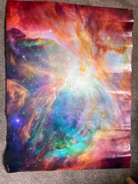 Photo of free Space Nebula poster (Approx A1 paper size) (Greaves LA1) #1