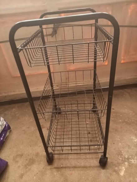 Photo of free small black trolley (Barry CF62) #1