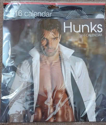 Photo of free Hunks calender 2016 unopened (IP1) #1