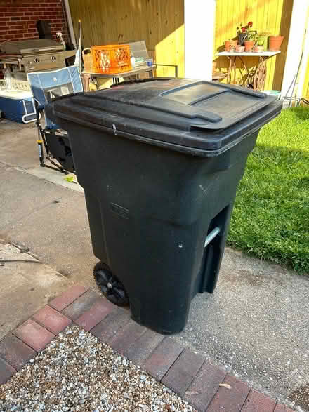Photo of free 64 gallon trash can on wheels (Catonsville) #1