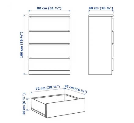 Photo of free IKEA MALM 4 drawer chest (Finchley Central N3) #3