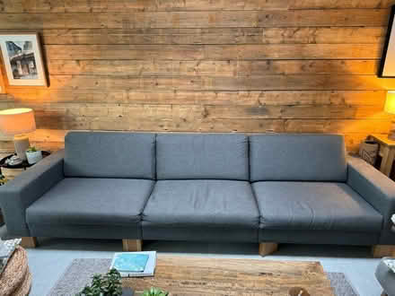 Photo of free Large grey sofa (Ealing Broadway) #1