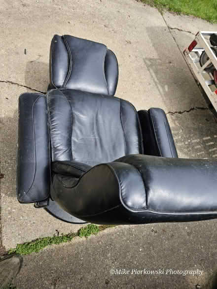Photo of free Black "leather" chair (NW Suburbs) #3