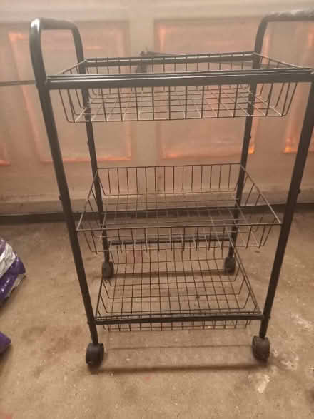 Photo of free small black trolley (Barry CF62) #2