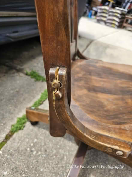 Photo of free Solid wood office chair (NW Suburbs) #2
