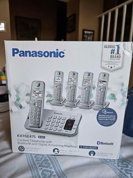 Photo of free Panasonic cordless phone set (Off of San Miguel) #1