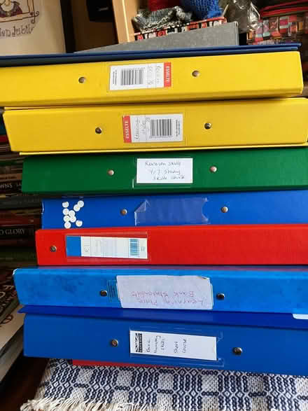 Photo of free Ring binders and A4 platic wallets (West Bergholt, CO6) #1