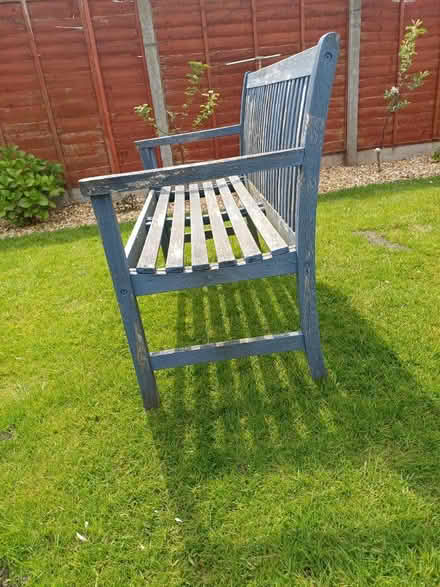 Photo of free Wooden Garden Bench (Southport Crossens PR9) #2