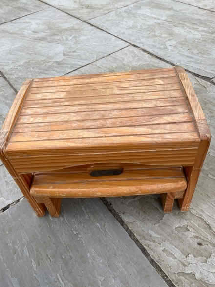 Photo of free Wooden step stool (Sydenham) #2