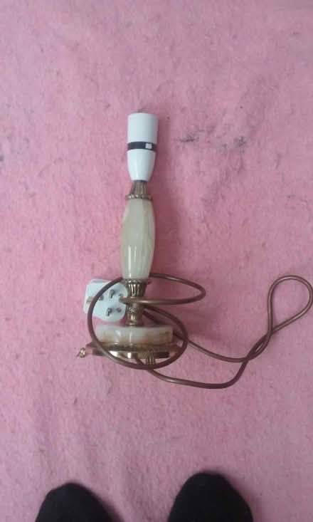Photo of free Onyx and brass lamp base (Wrose BD18) #1