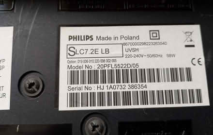 Photo of free 20" Philips Flat Screen TV (Horndean / Cowplain) #2