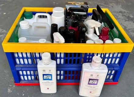 Photo of free 2 crates of serious car cleaning stuff (Hampton Hill TW12) #1