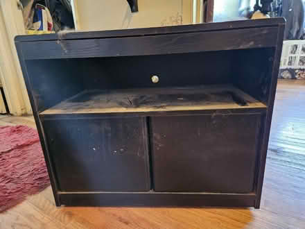Photo of free Swivel Top Wheeled TV Stand, Black (SW Santa Clara) #1