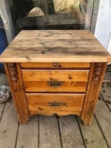 Photo of free wooden bed side drawers (Ballumbie DD4) #1