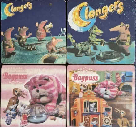 Photo of free Bagpuss and Clangers mug mats (Addiscombe CR0) #1