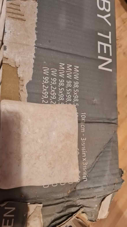 Photo of free 10cm cream tiles (Brockenhurst SO42) #1