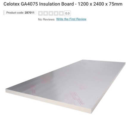 Photo of Insulation board for building work (Temple Cowley OX4) #1