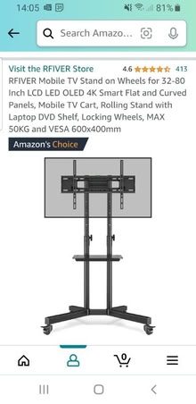 Photo of free TV stand (with wheels) (Romiley SK6) #1