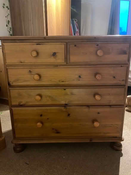 Photo of free Pine Chest of Drawers (CT14) #1