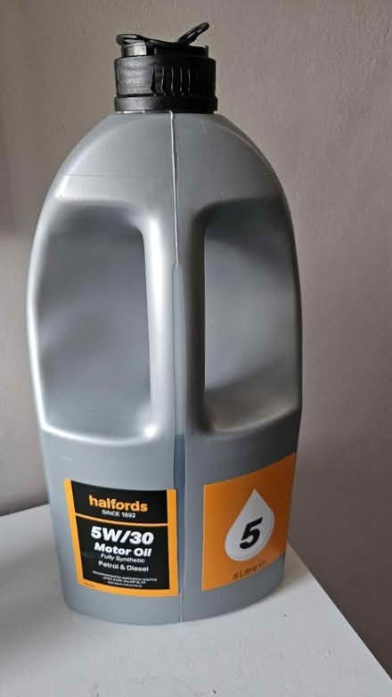 Photo of free Engine Oil 5W /30 (Unused) (Garston WD25) #1