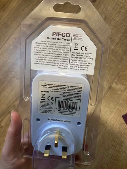 Photo of free Timer plug (Newhaven EH6) #2