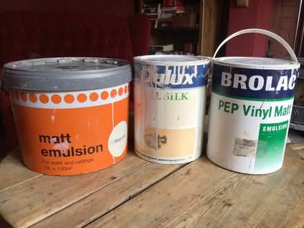 Photo of free Part tins of emulsion (BlakeSt Walkley Sheffield) #1