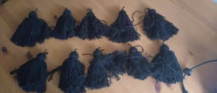 Photo of free Ten black tassles (Golcar, Huddersfield) #2
