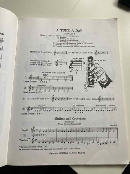 Photo of free Clarinet music book (Gwaelod-y-Garth (CF15)) #2