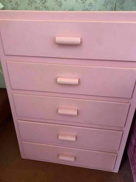 Photo of free Small pink chest of drawers (Odd Down) #1