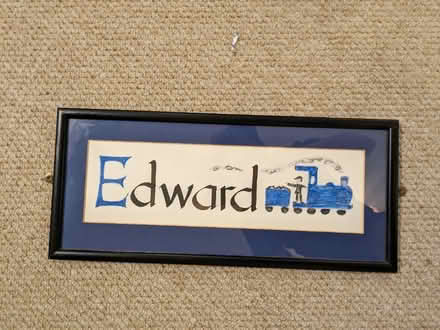 Photo of free Framed "Edward" name picture (Botley OX2) #1