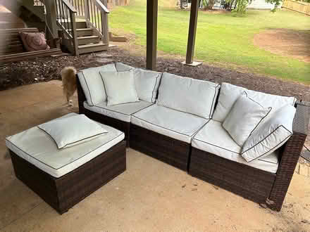 Photo of free Outdoor sectional seating (Smyrna)