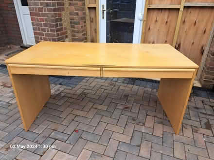 Photo of free Two drawer desk (Linslade, Leighton Buzzard) #1