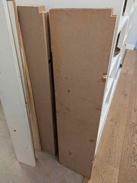 Photo of free 6 x unpainted mdf shelves (Headington OX3) #1