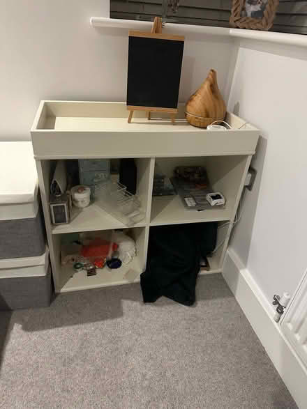 Photo of free 3 piece white furniture set (Yarnton) #2
