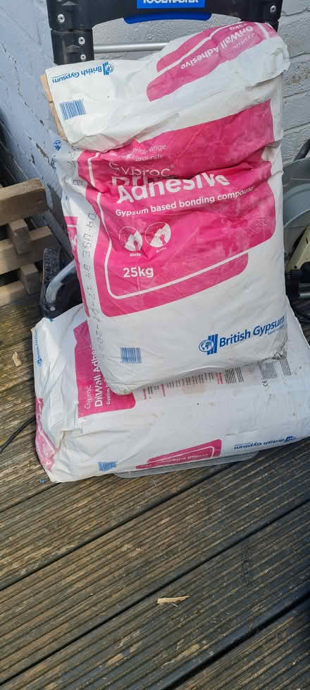 Photo of free Plaster board adhesive 2x 25 kg (M22) #1